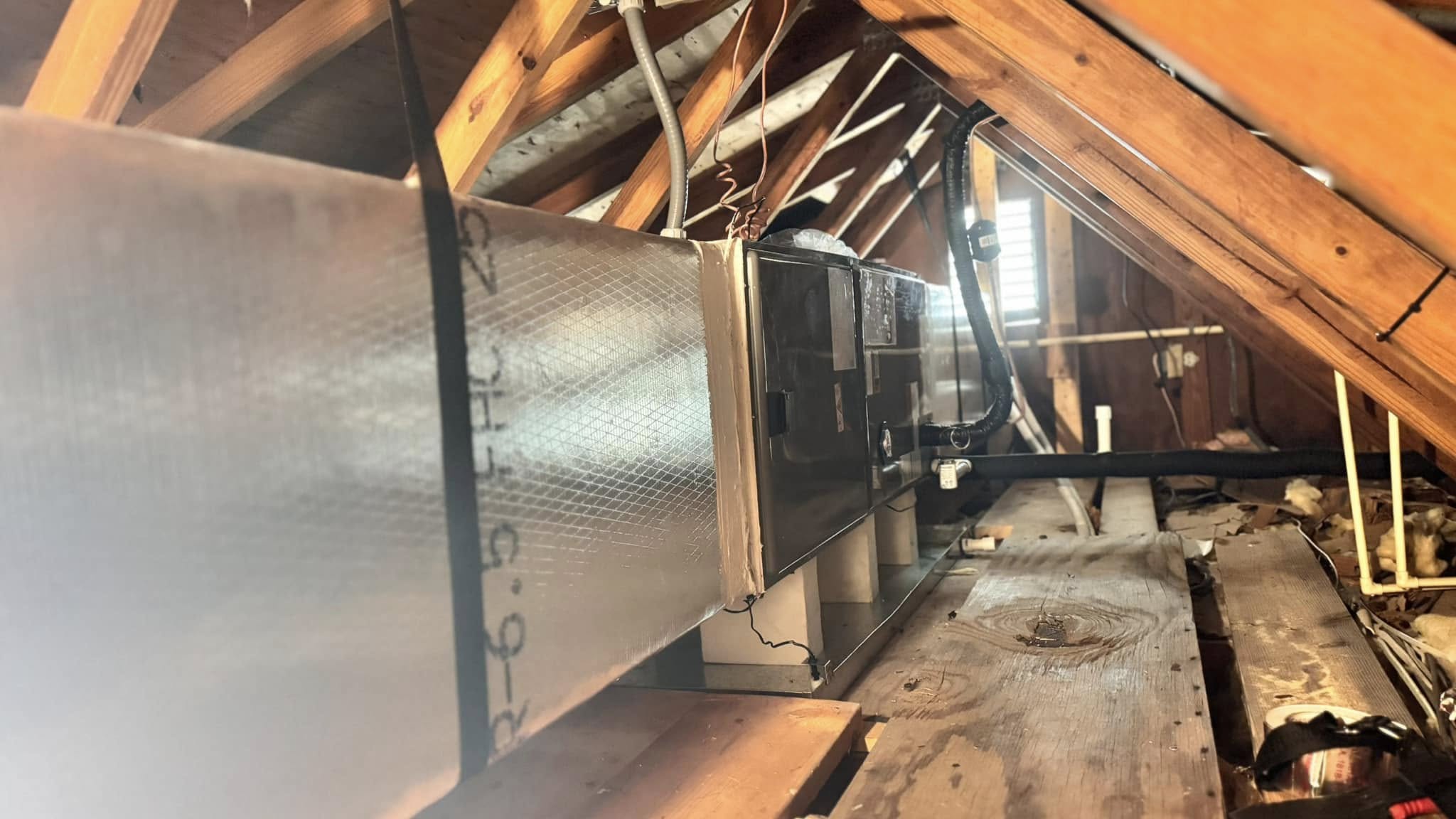 Duct replacement job